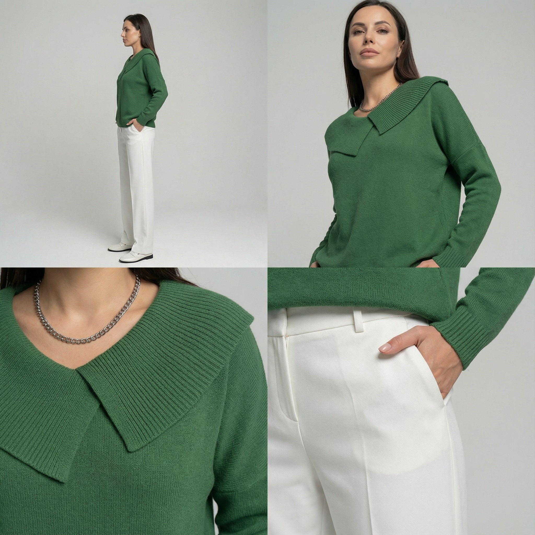 Ivy Grace | Warmer Pullover mit weichem Kragen