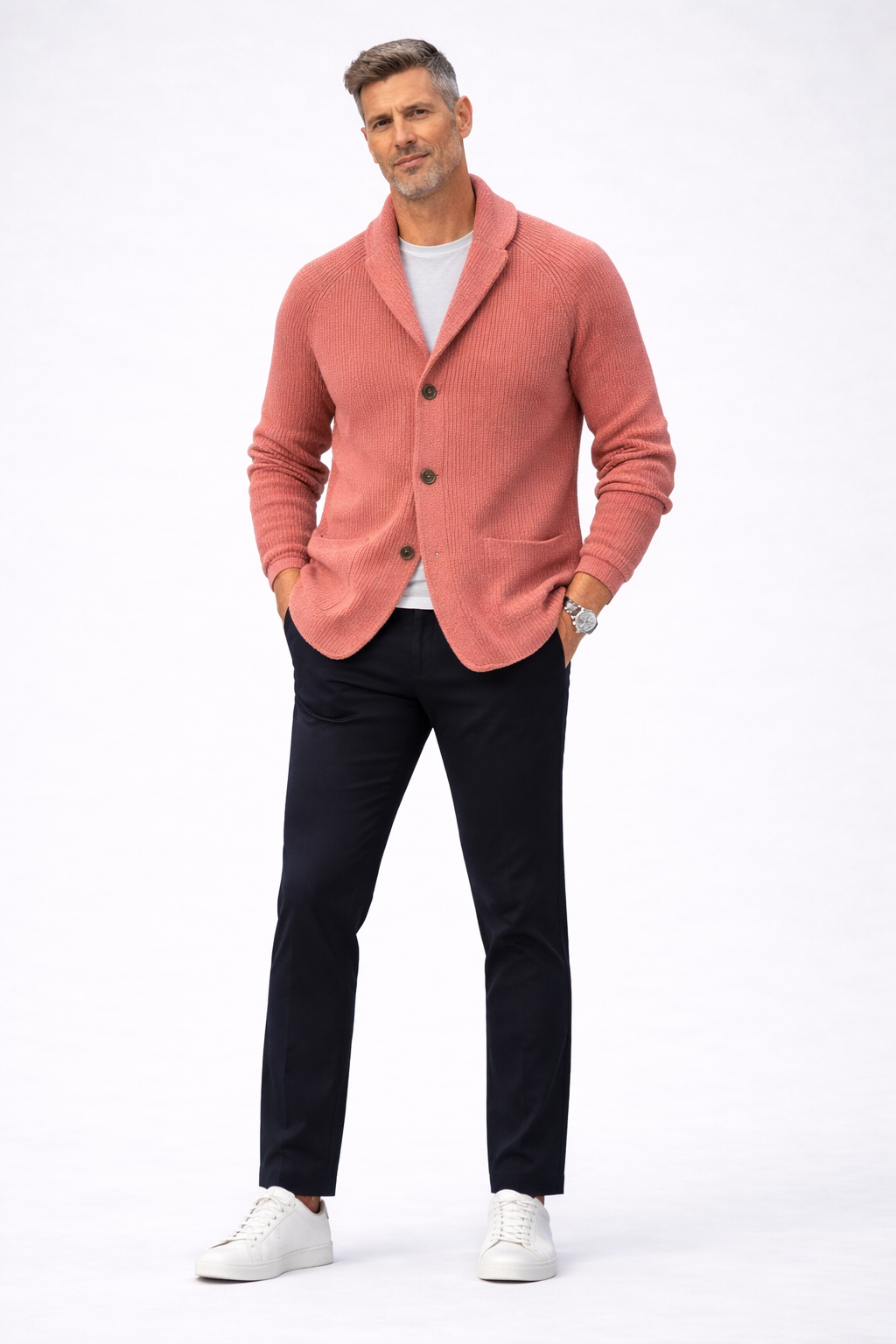 Heritage | Herren-Cardigan aus Baumwolle