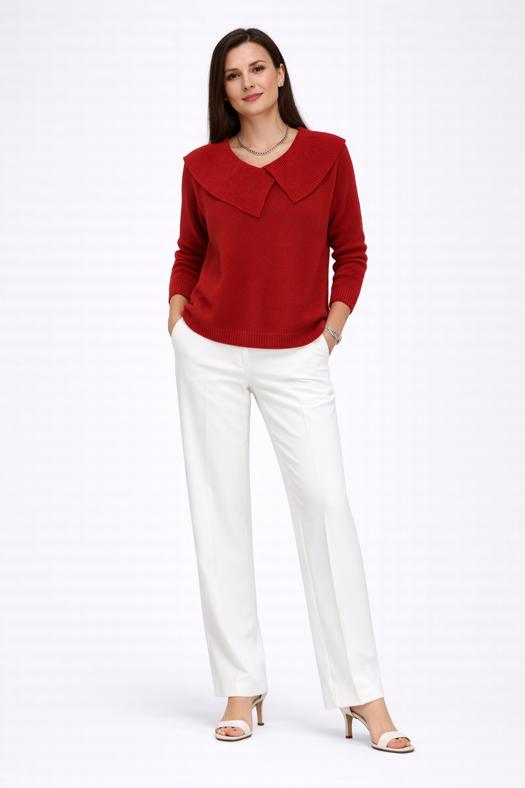 Ivy Grace | Warmer Pullover mit weichem Kragen