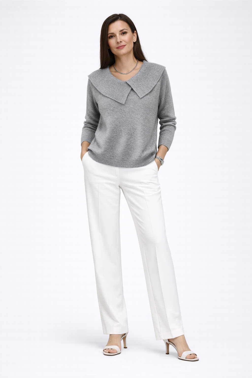 Ivy Grace | Warmer Pullover mit weichem Kragen